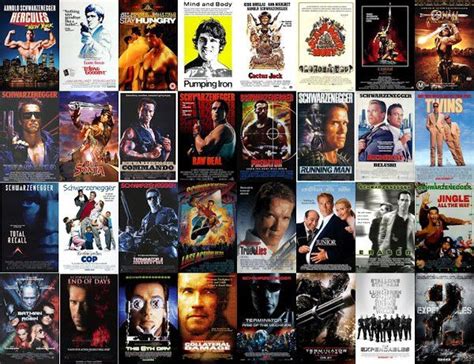 arnold schwarzenegger movies list dvd